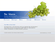 Tablet Screenshot of mazza.at